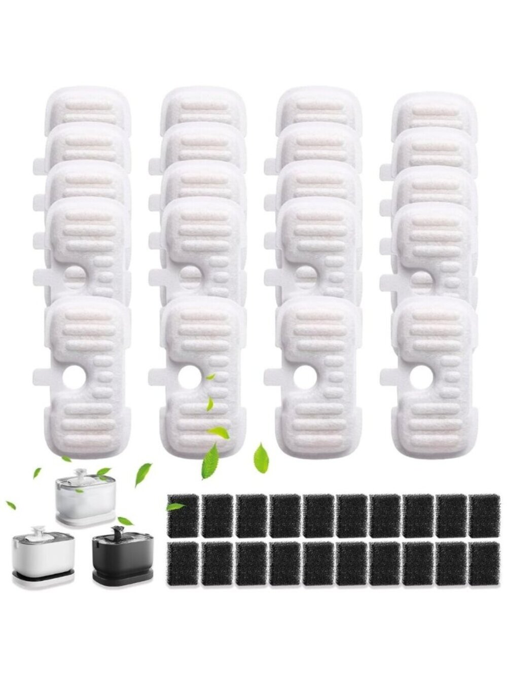 SORON Cat Water Fountain Filter, 18 PACK